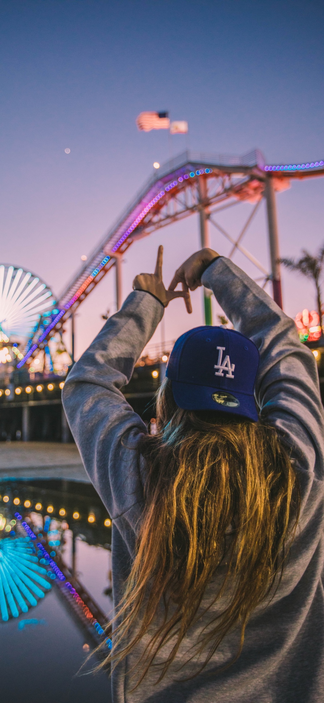 Обои лос-анджелес самостоятельная поездка, Лос-Анджелес, путешествие, вода, мир в разрешении 1125x2436