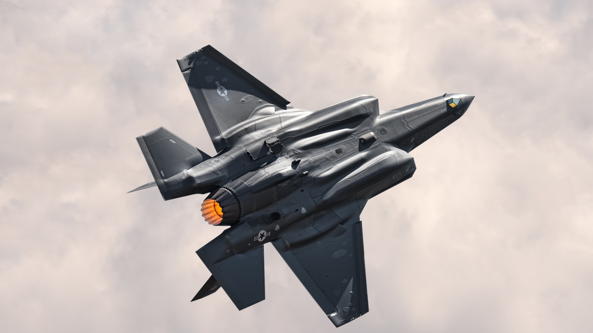 Обои самолеты, реактивный самолет, военный самолет, Lockheed Martin, самолет в разрешении 1920x1080