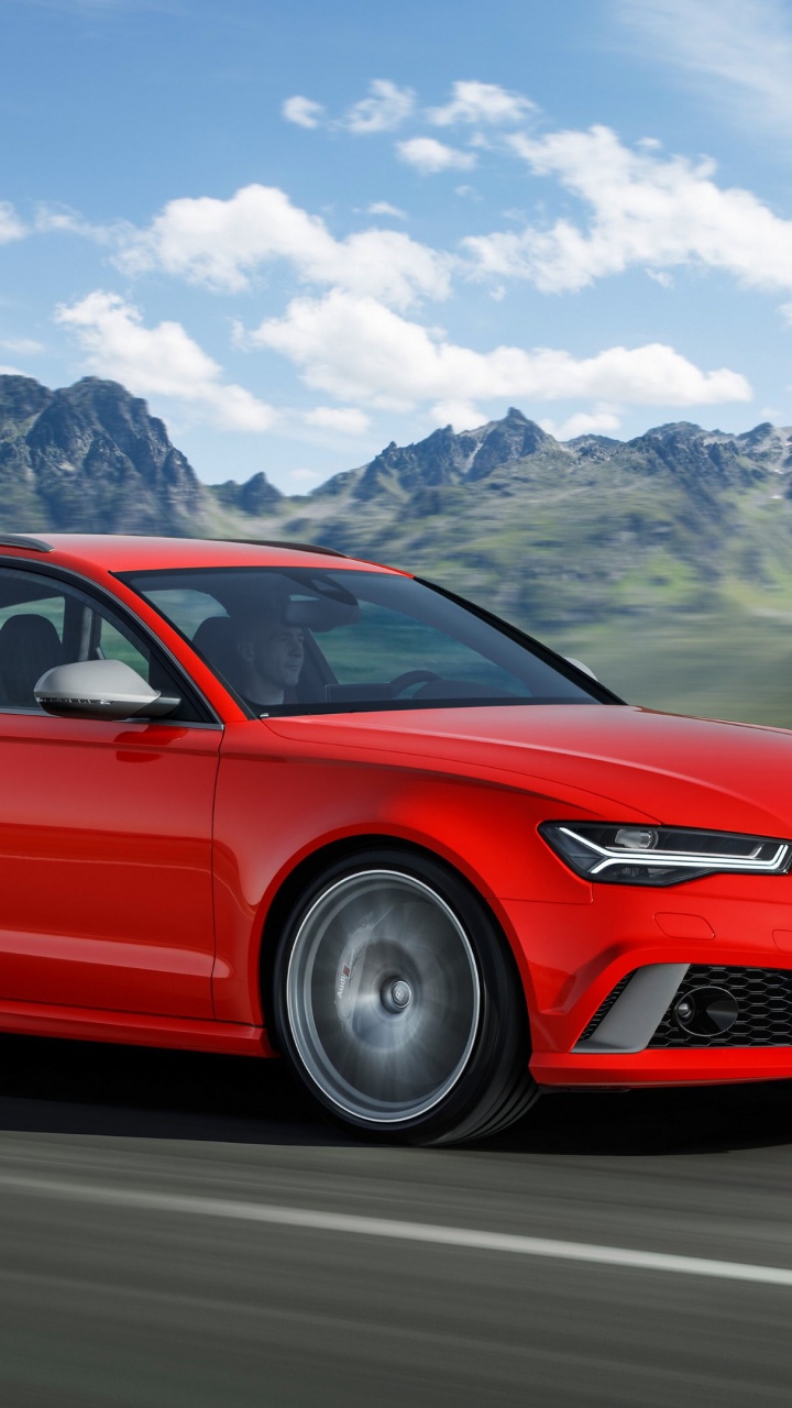 Обои авто, audi, универсал, Audi RS7, представительский автомобиль в разрешении 720x1280