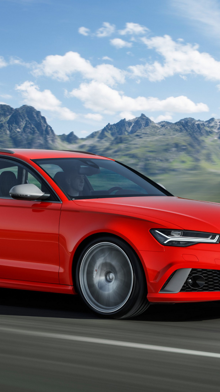 Обои авто, audi, универсал, Audi RS7, представительский автомобиль в разрешении 750x1334