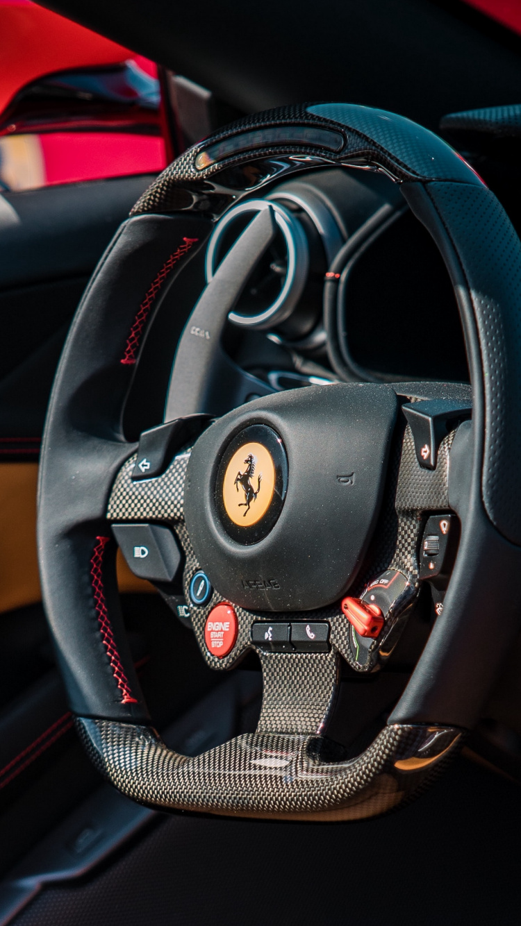 Обои bmw спорткар интерьер, рулевое колесо, Король, спорткар, Байерише Моторен Верке АГ в разрешении 750x1334