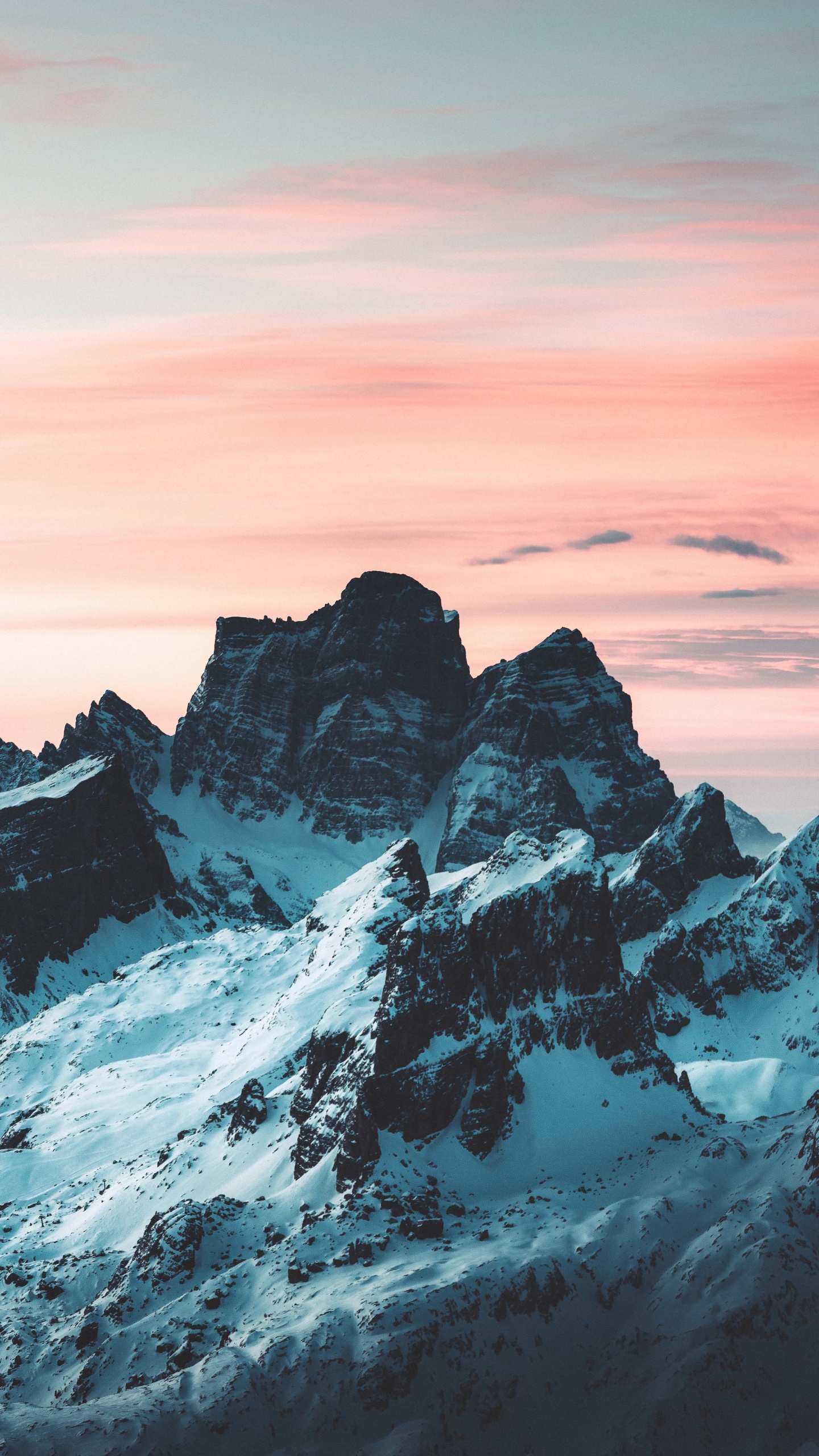 Обои свет, облако, атмосфера, гора, природный ландшафт в разрешении 1440x2560