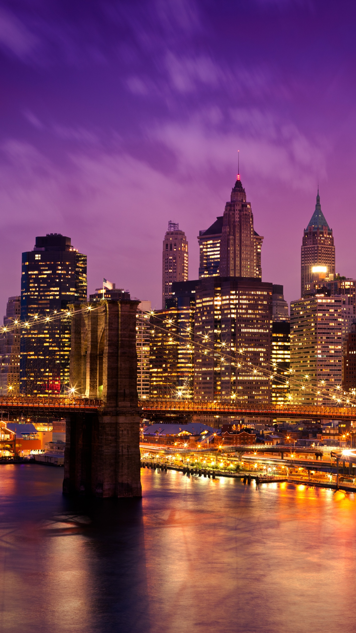 Обои городской пейзаж, город, линия горизонта, метрополия, городской район в разрешении 1440x2560