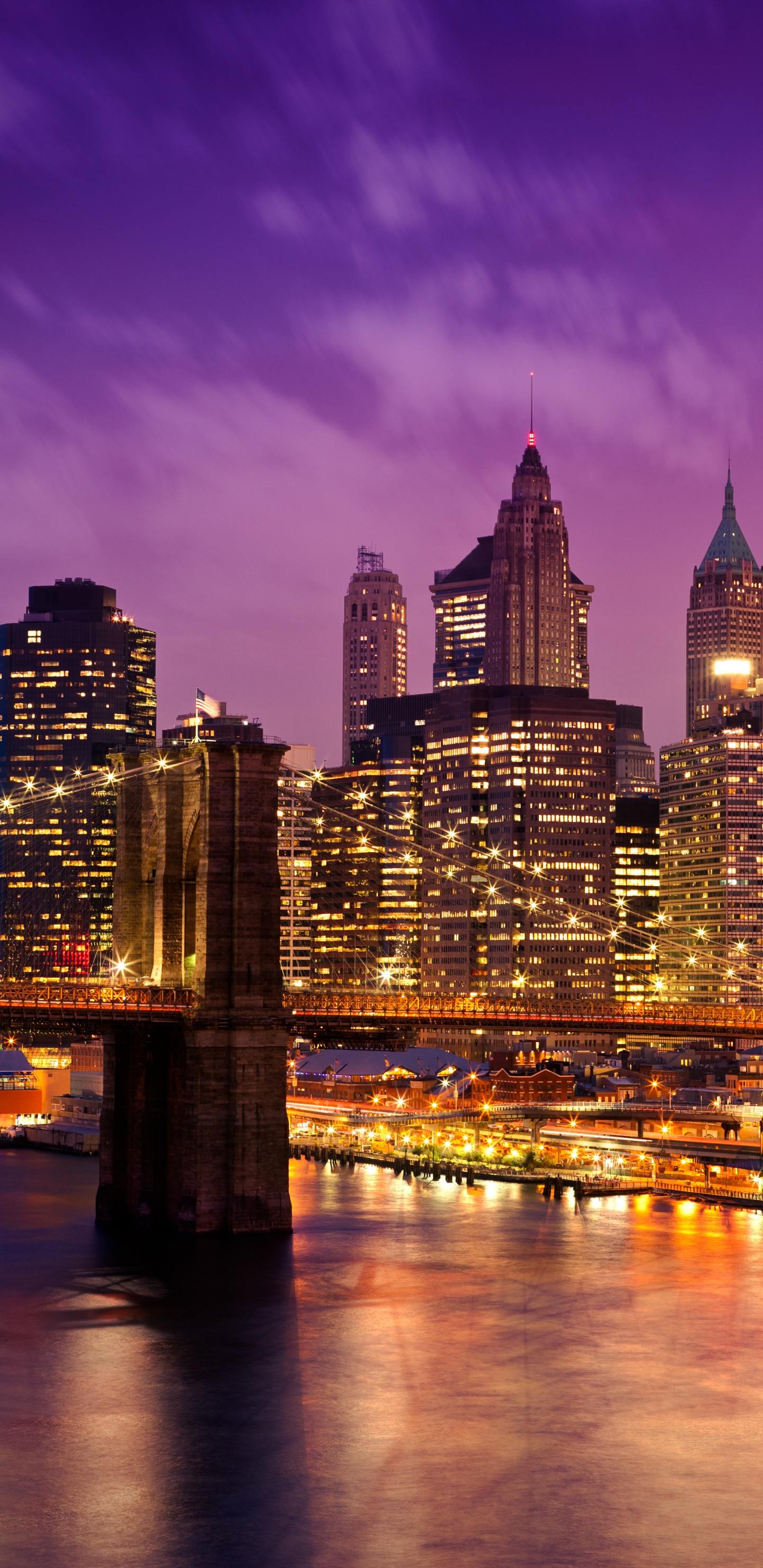 Обои городской пейзаж, город, линия горизонта, метрополия, городской район в разрешении 1440x2960