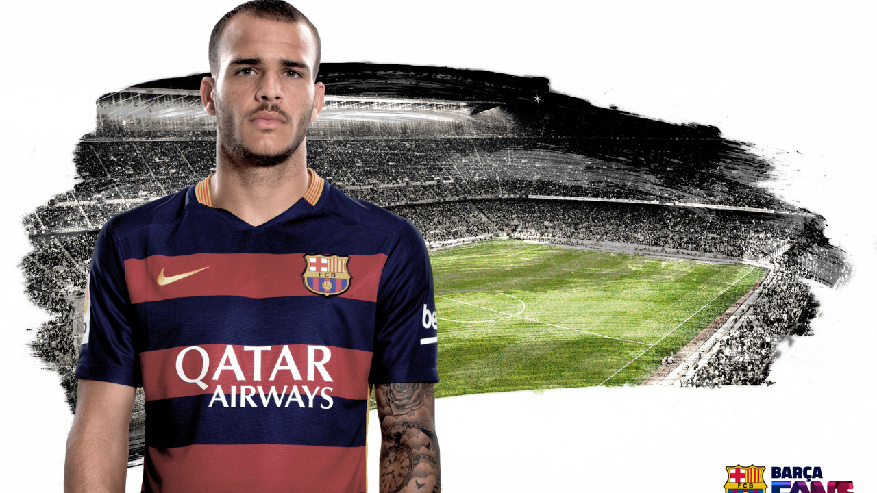 Обои ФК Барселона, Сезон 201516 ФК Барселона, Джерси, Спортивная одежда, рукав в разрешении 1280x720