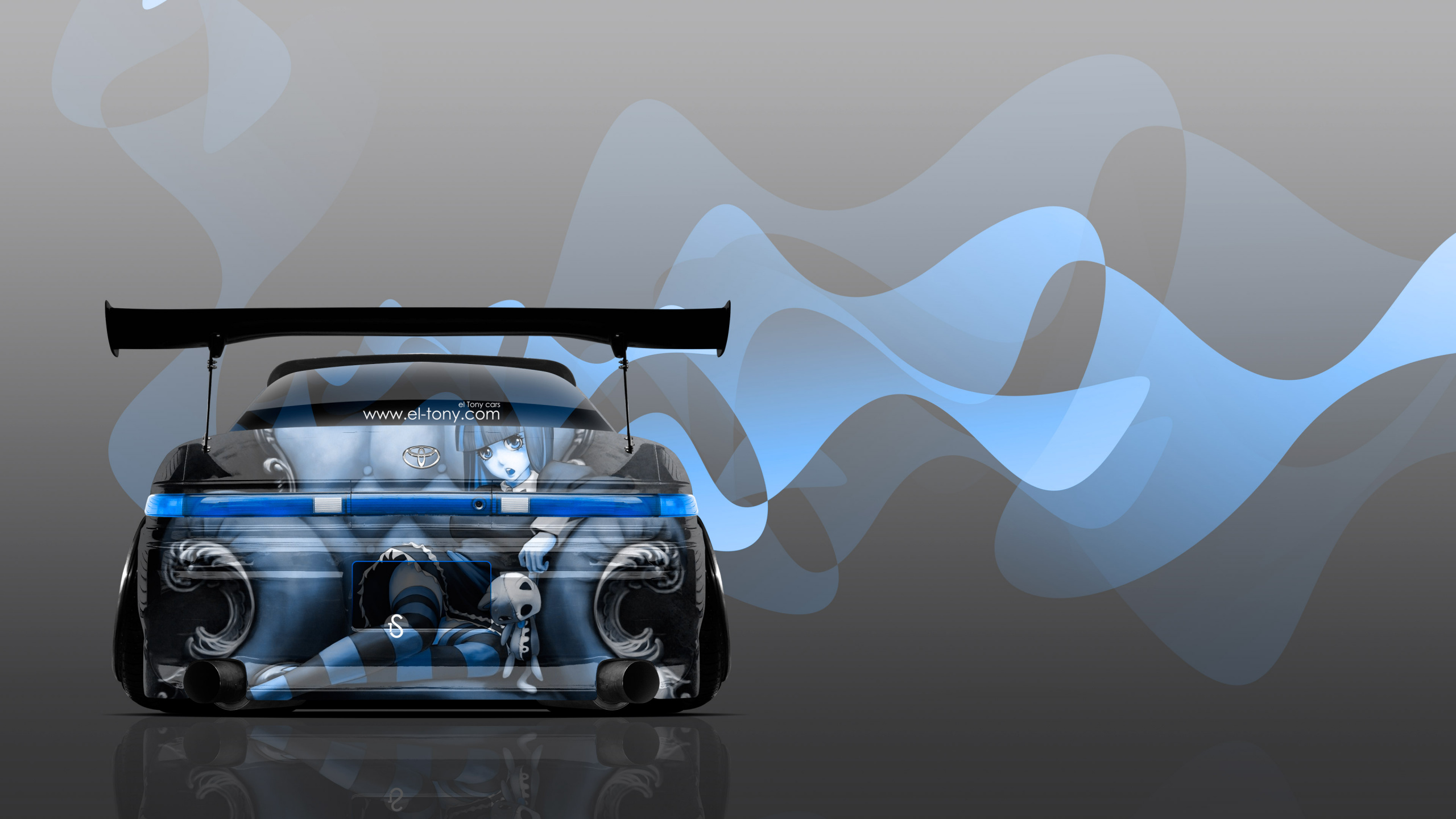 Обои авто, компактный автомобиль, двери автомобиля, toyota, автомобильный экстерьер в разрешении 2560x1440