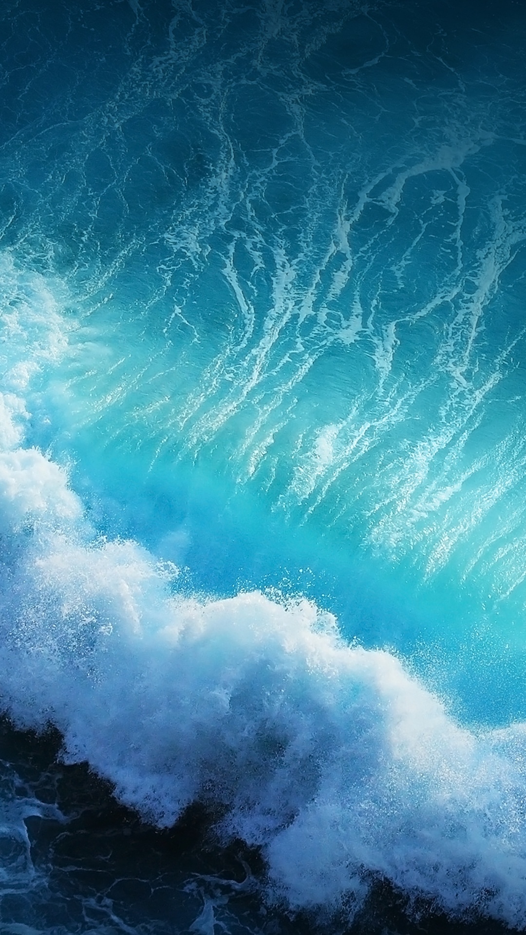 Обои ios, яблоко, iOS 11, iOS 6, вода в разрешении 1080x1920