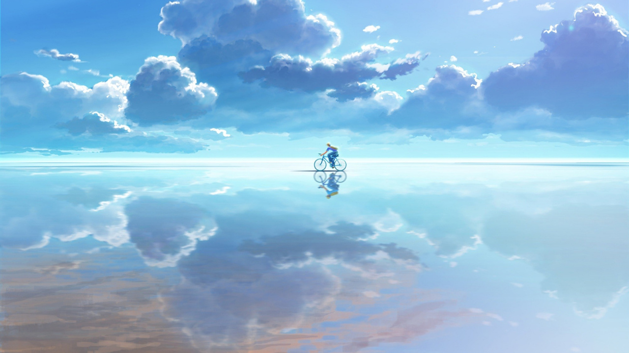 Обои Аниме Солт-Лейк, аниме, арт, иллюстрация, дневное время в разрешении 1280x720