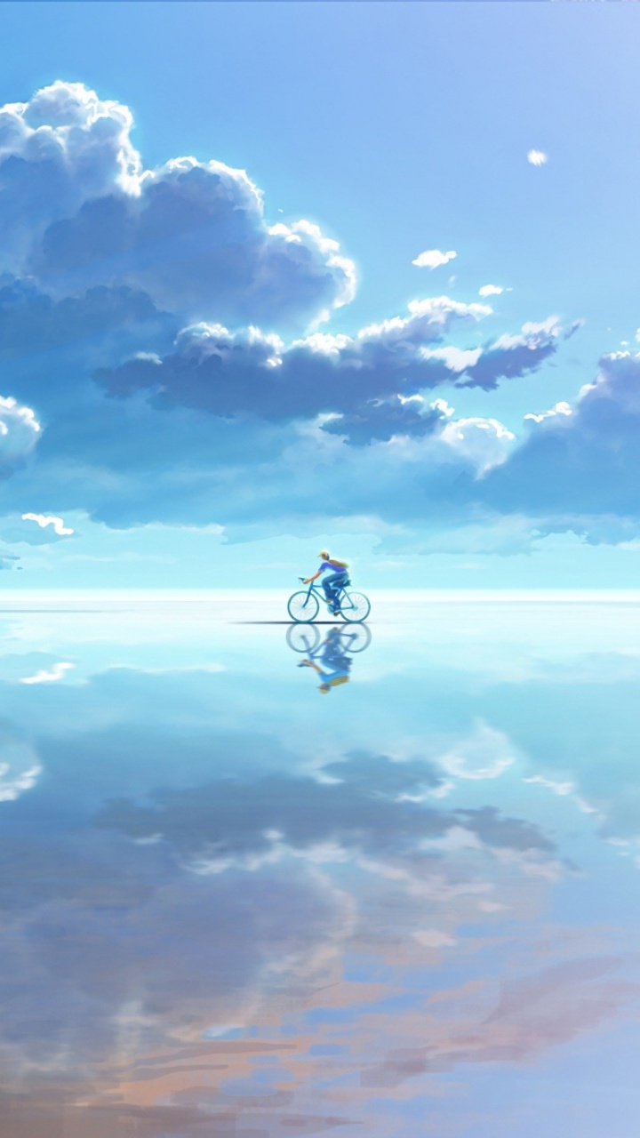 Обои Аниме Солт-Лейк, аниме, арт, иллюстрация, дневное время в разрешении 720x1280