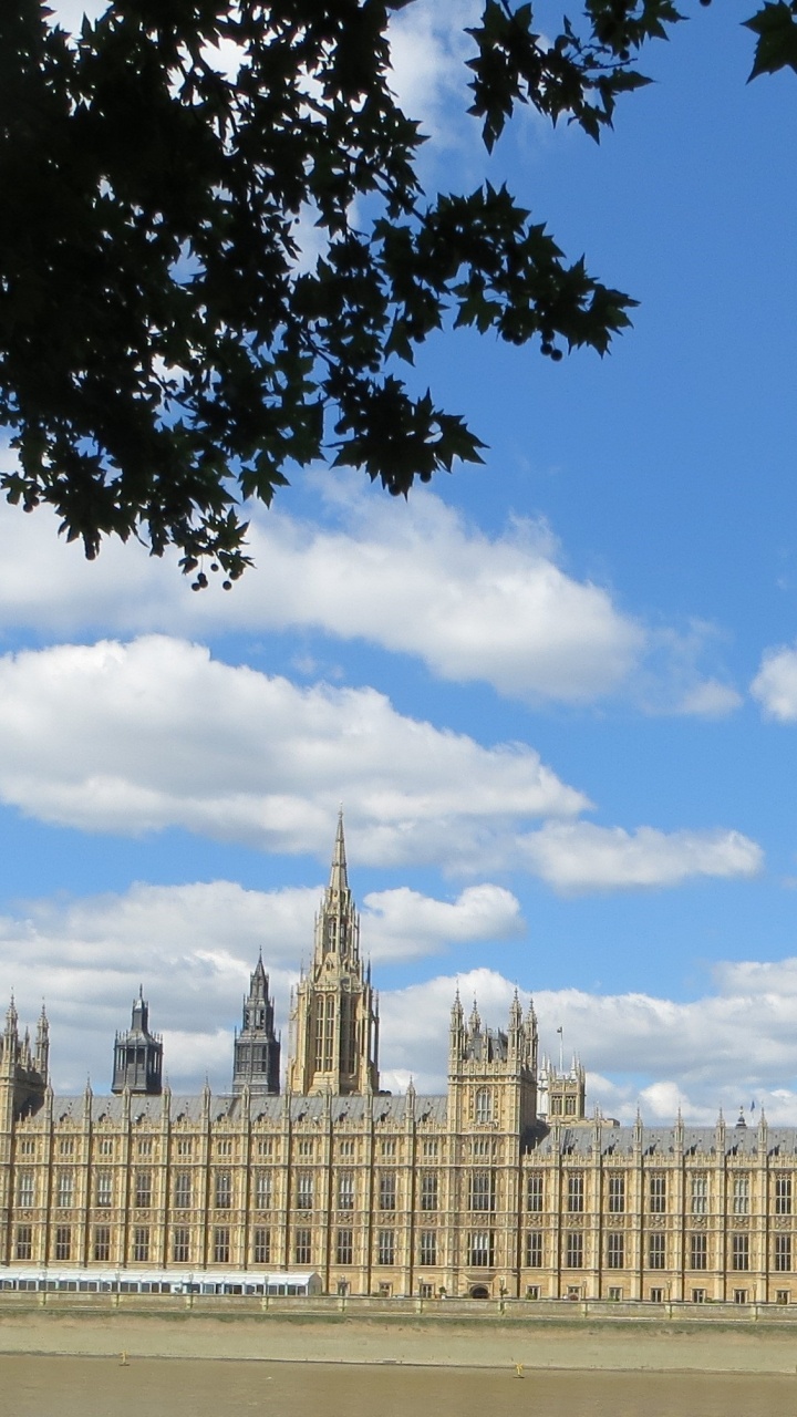 Обои здание парламента, вестминстерский дворец, Биг Бен, букингемский дворец, ориентир в разрешении 720x1280
