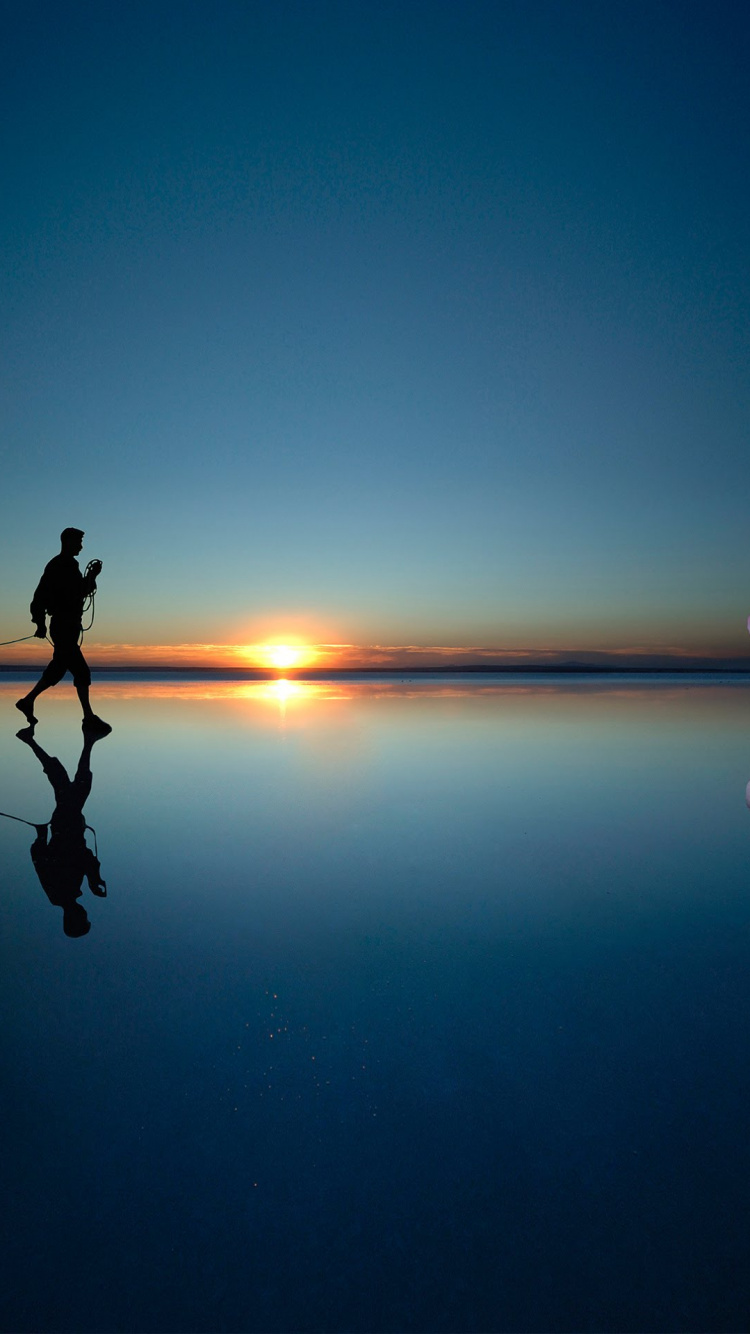 Обои ZTE, ZTE Axon M, вода, конь, отражение в разрешении 750x1334