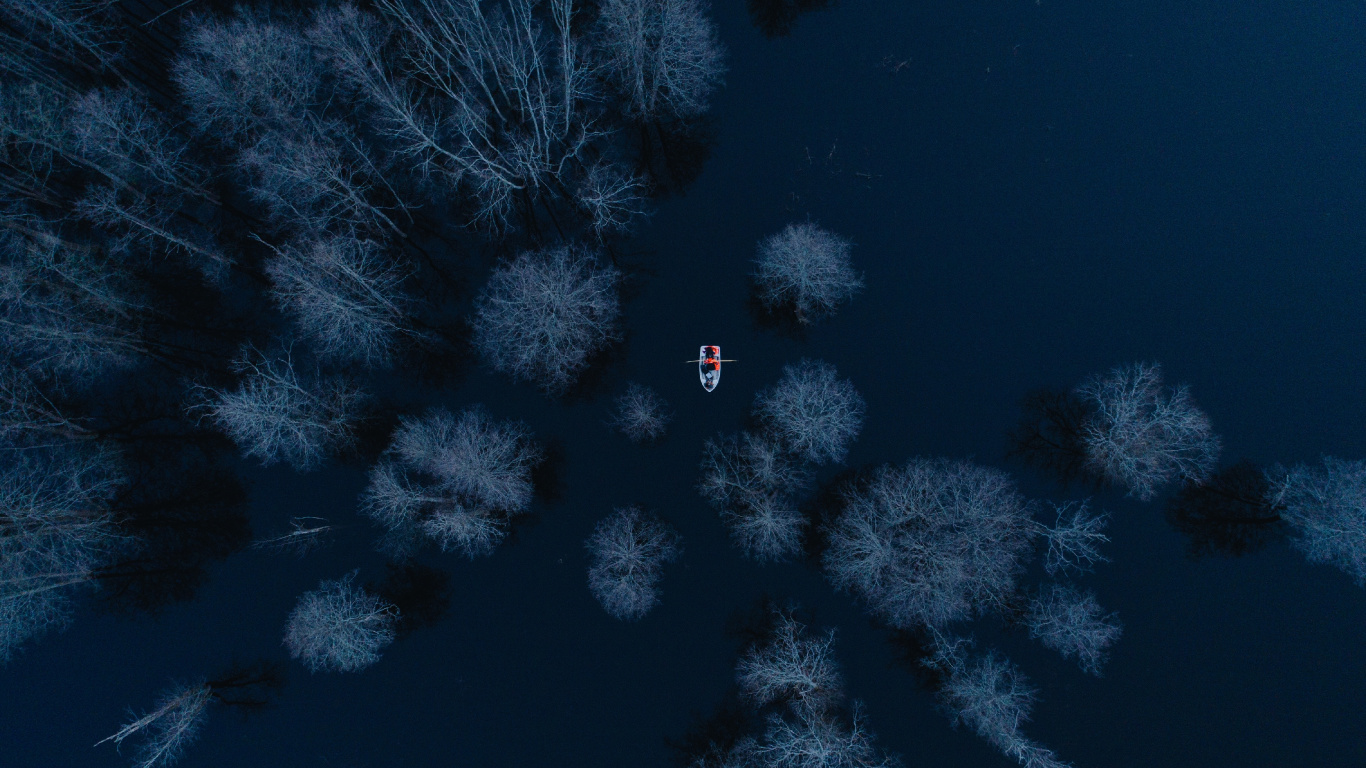 Обои синий, электрик, атмосфера, лазурный, вода в разрешении 1366x768