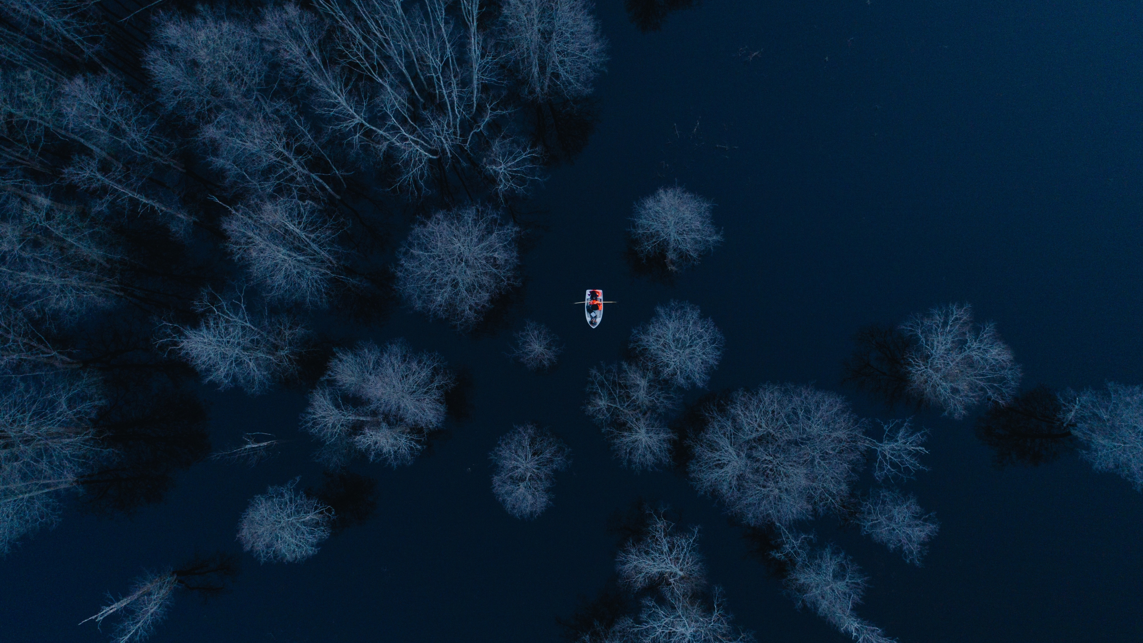 Обои синий, электрик, атмосфера, лазурный, вода в разрешении 3840x2160