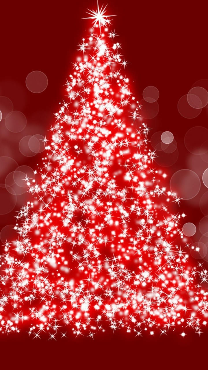 Обои Рождественский день, елка, Рождественские украшения, дерево, рождественский орнамент в разрешении 720x1280
