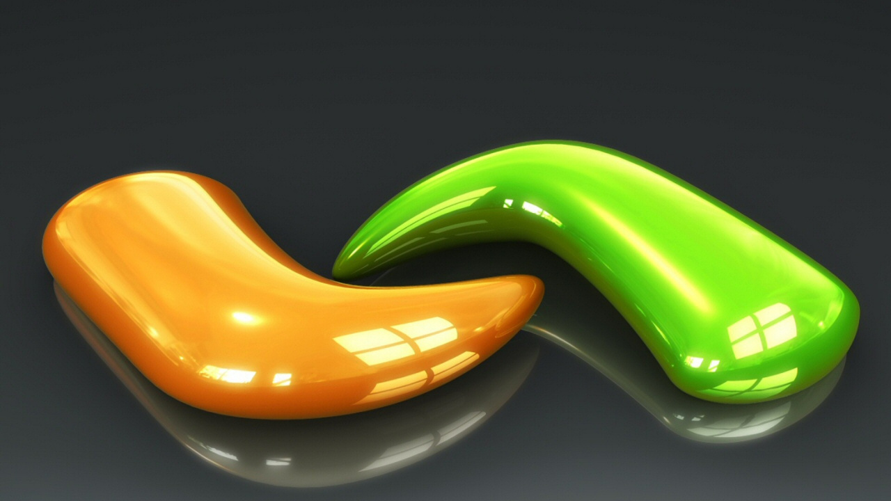 Обои векторная графика, оранжевый, шрифт, Апельсин в разрешении 1280x720