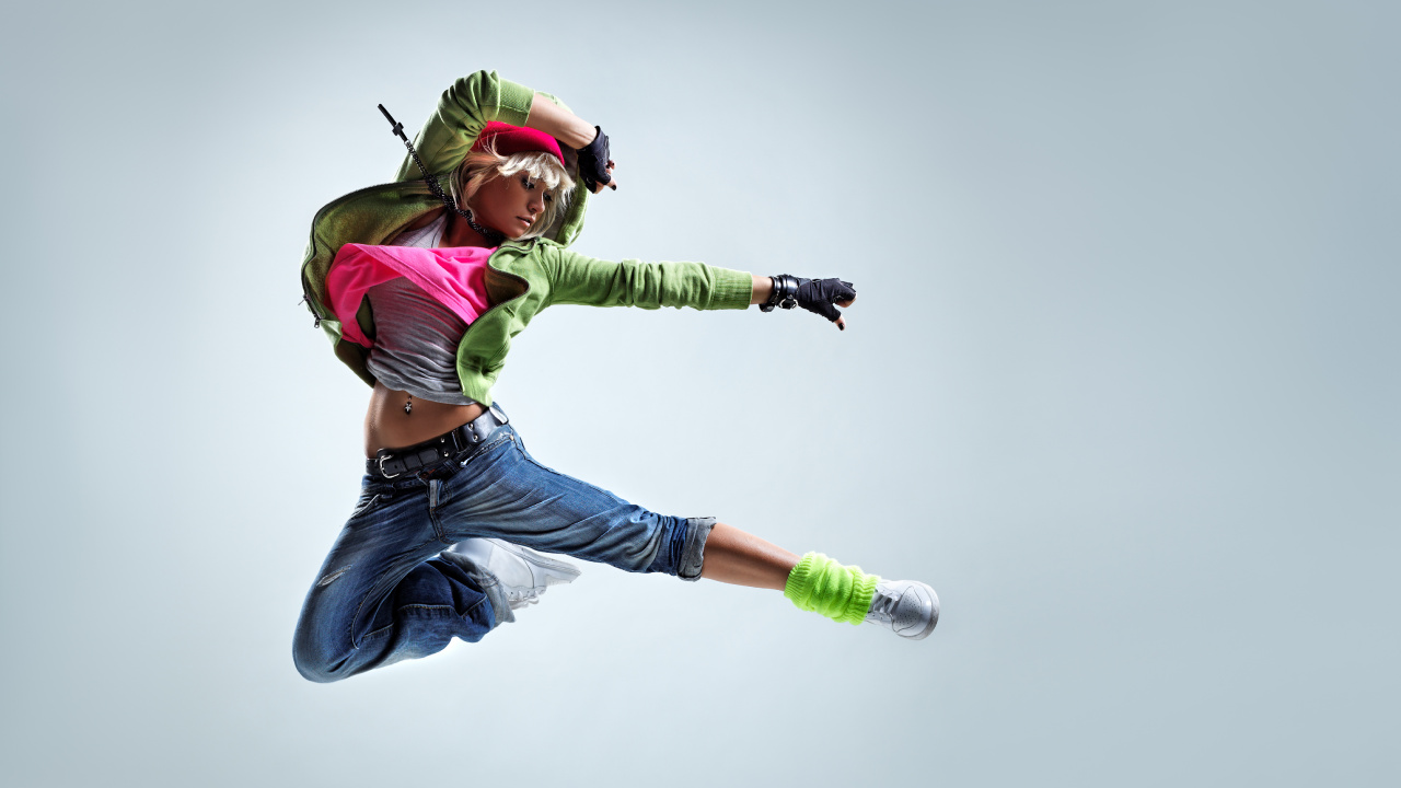 Обои скачок, забава, экстремальный вид спорта, обувь, уличный танец в разрешении 1280x720