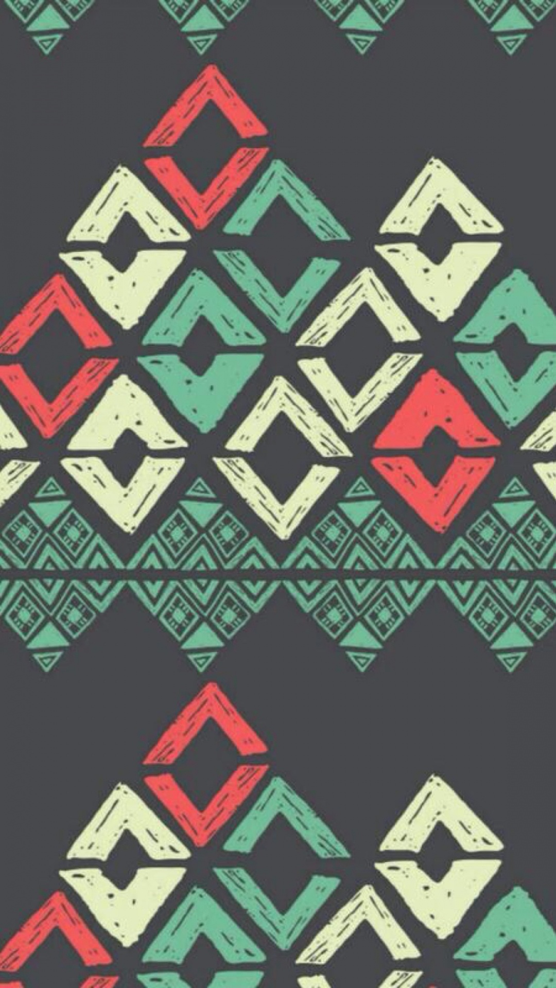 Обои узор, чирок, бирюза, треугольник, ткань в разрешении 1080x1920