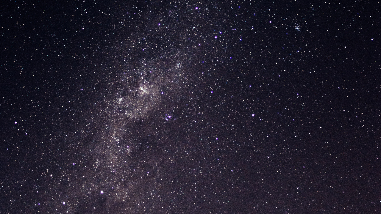 Обои Млечный Путь, Галактика, звезда, Астрономия, черный в разрешении 1280x720