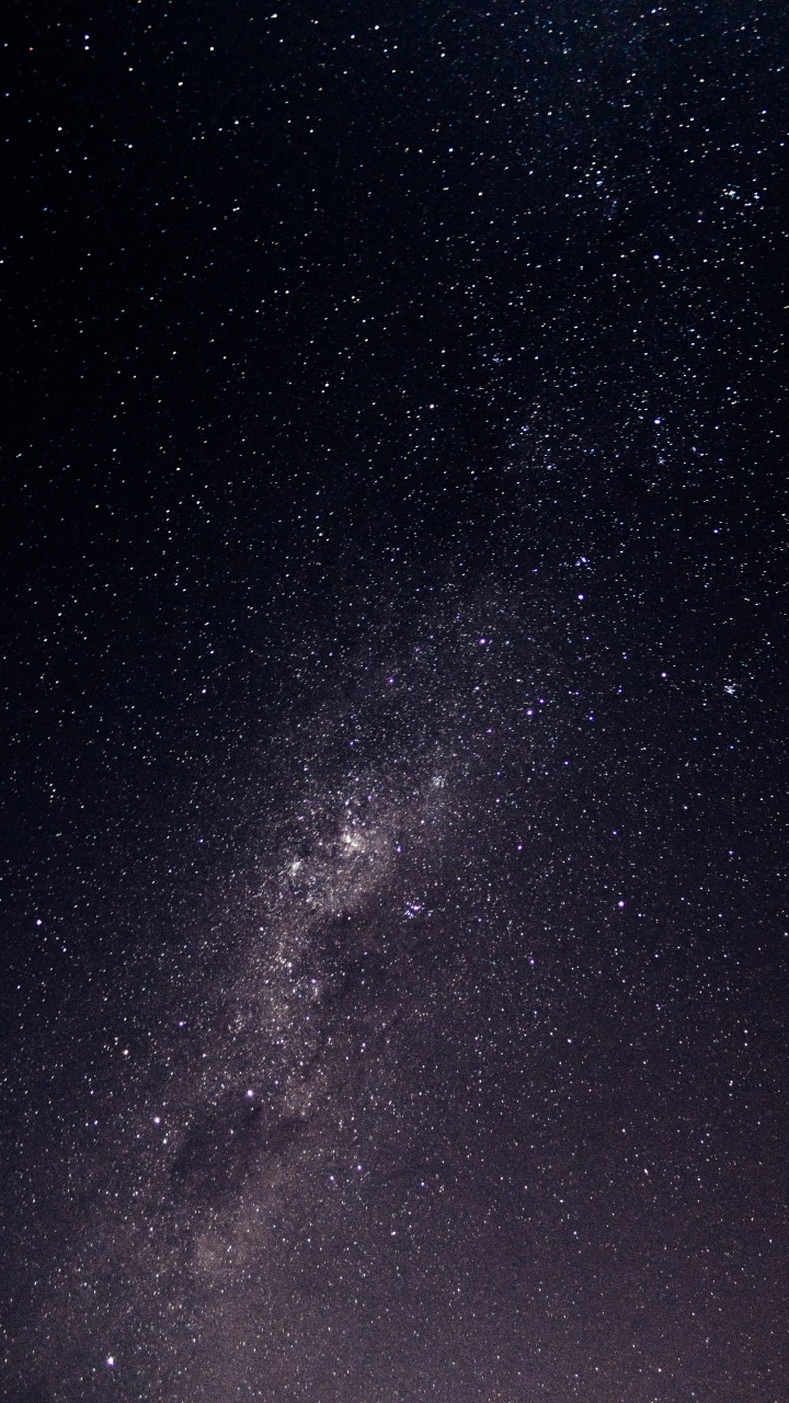 Обои Млечный Путь, Галактика, звезда, Астрономия, черный в разрешении 720x1280