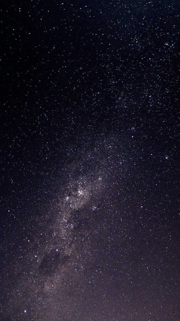 Обои Млечный Путь, Галактика, звезда, Астрономия, черный в разрешении 750x1334