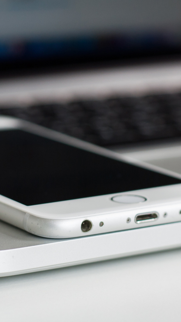 Обои Apple МасВоок Pro, яблоко, ios, смартфон, андроид в разрешении 750x1334