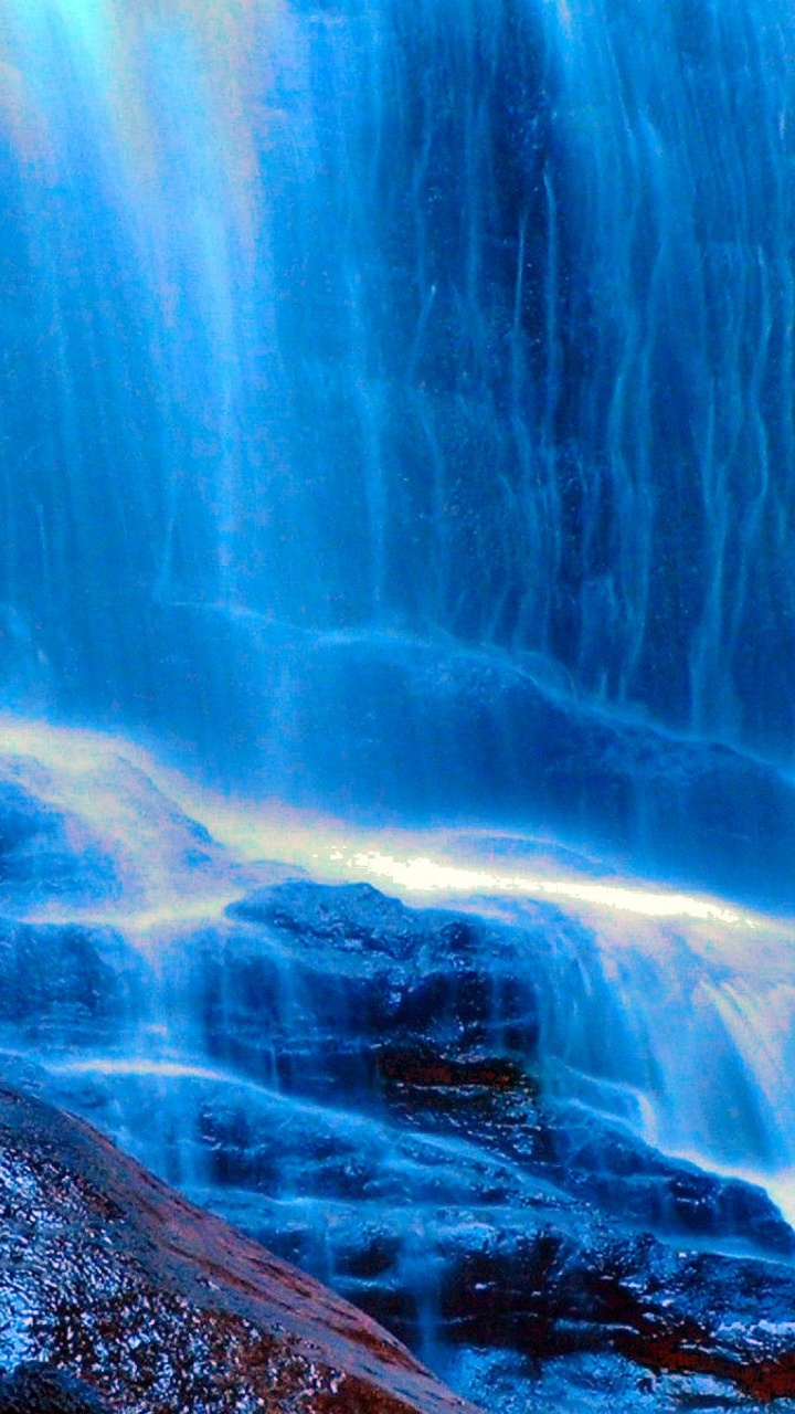 Обои природа, вода, водопад, водоем, гидроресурсы в разрешении 720x1280