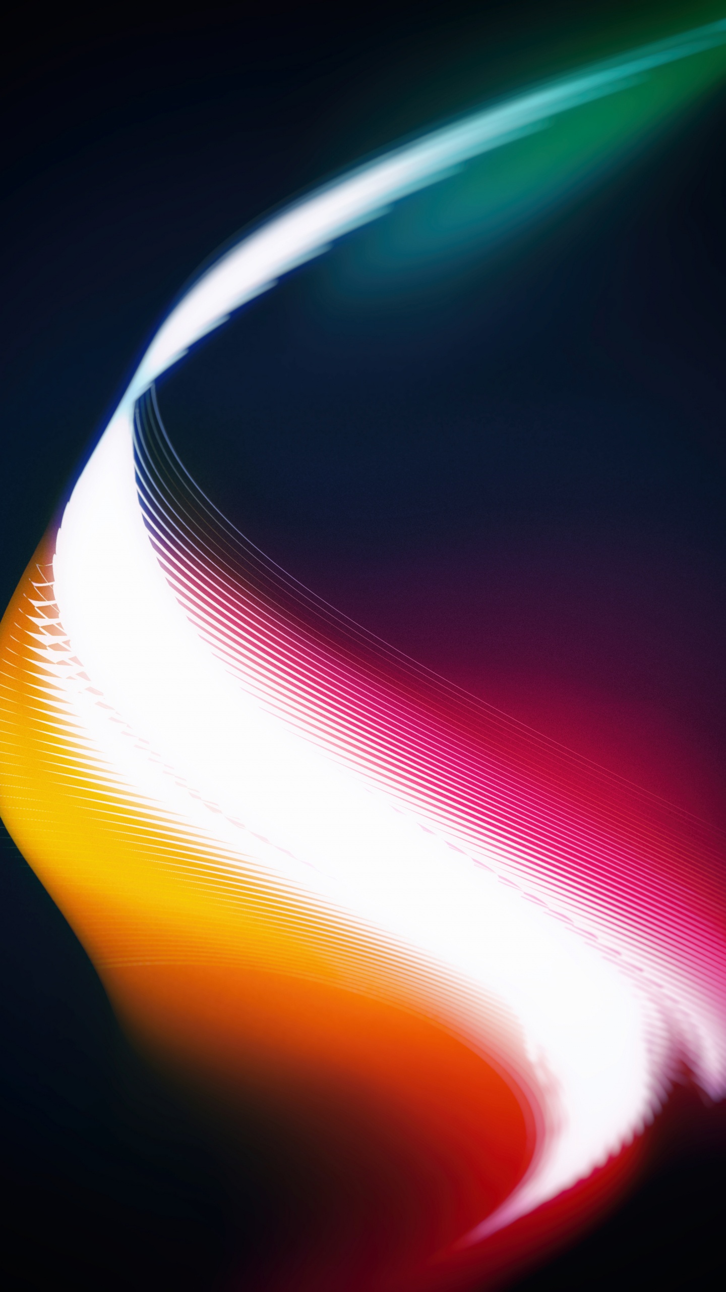 Обои свет, графика, синий, Апельсин, линия в разрешении 1440x2560