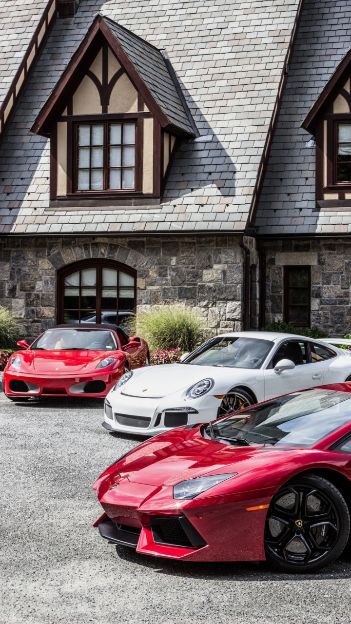 Обои легковые автомобили, спорткар, Феррари f430, Порше 918 Спайдер, Dr ing hcf porsche ag в разрешении 720x1280