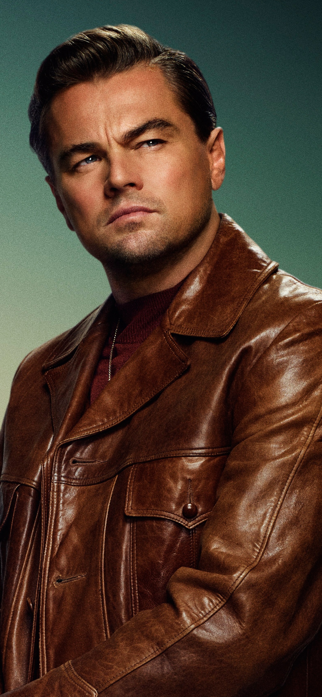 Обои Однажды в Голливуде, Квентин Тарантино, Леонардо ДиКаприо, Рик Далтон, желтый в разрешении 1242x2688