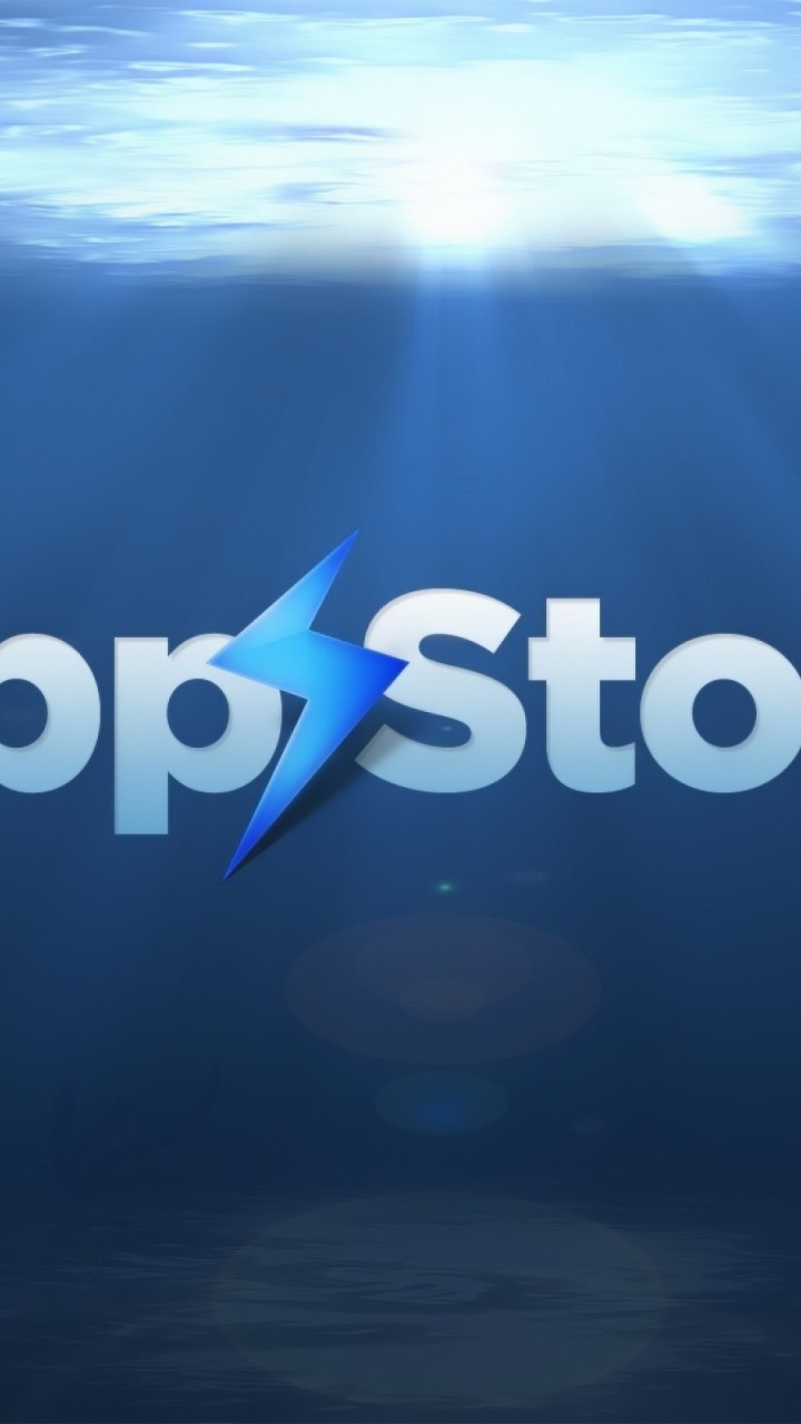 Обои лого, вода, текст, дневное время, атмосфера в разрешении 720x1280