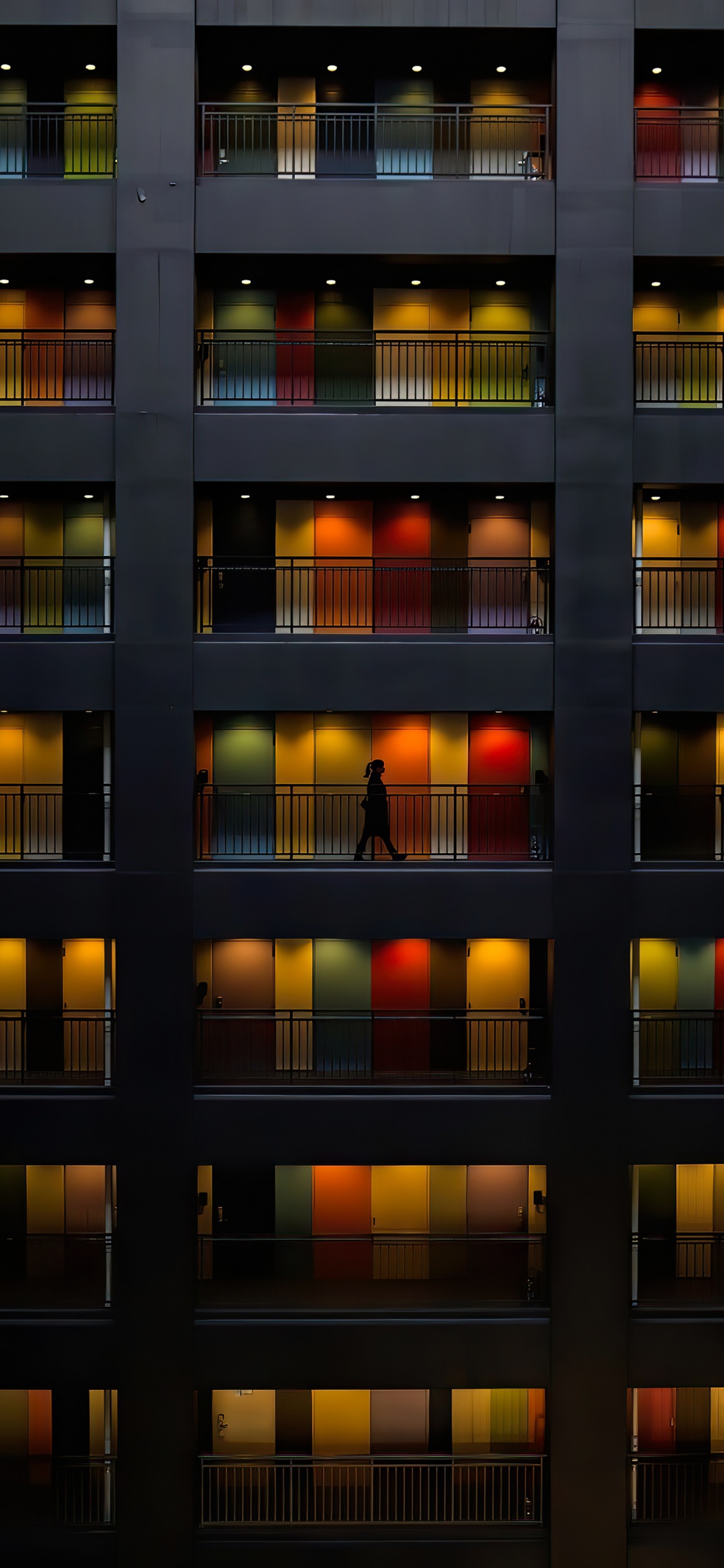 Обои башня, токийская башня, арт, здание, дневное время в разрешении 1125x2436