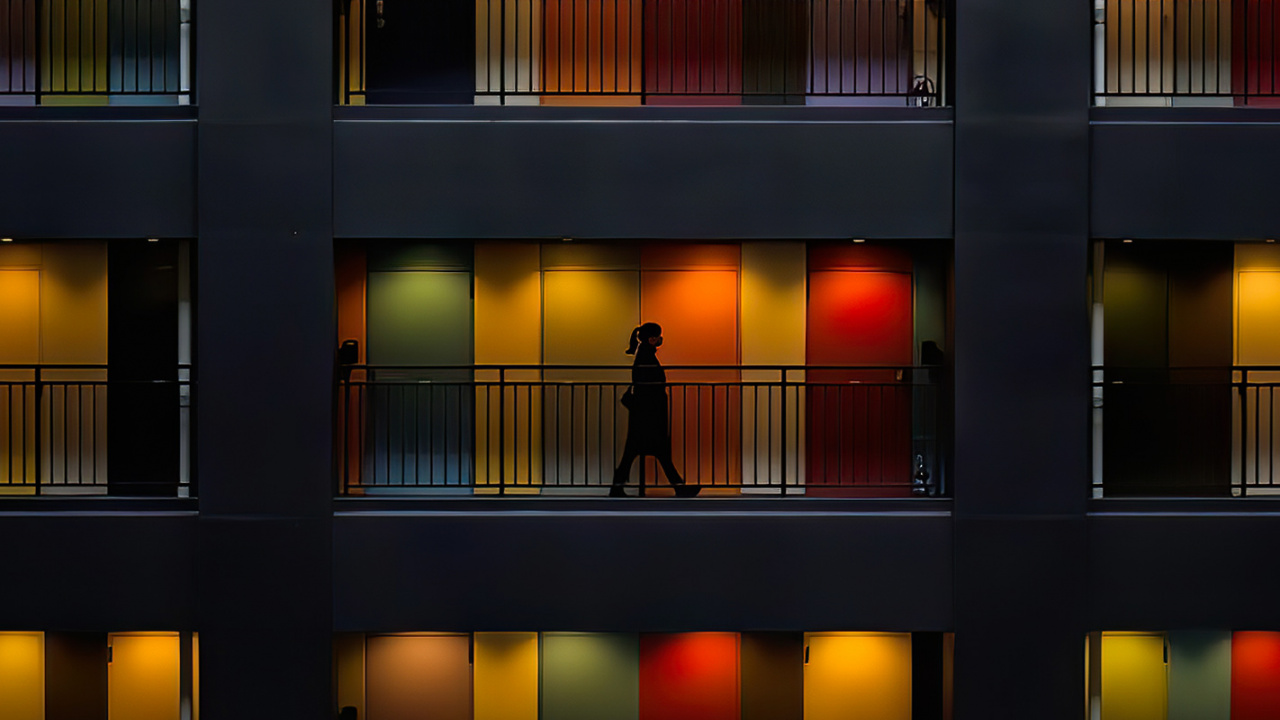 Обои башня, токийская башня, арт, здание, дневное время в разрешении 1280x720