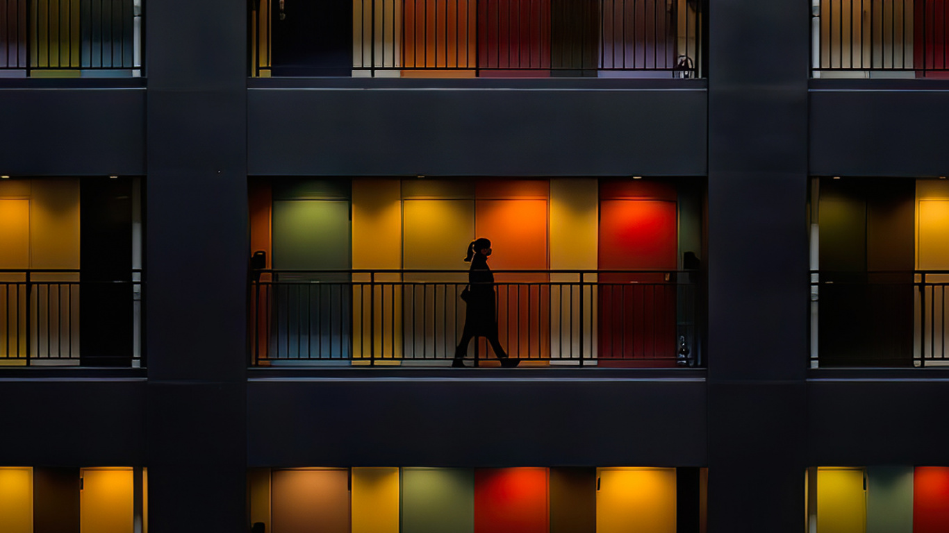 Обои башня, токийская башня, арт, здание, дневное время в разрешении 1366x768