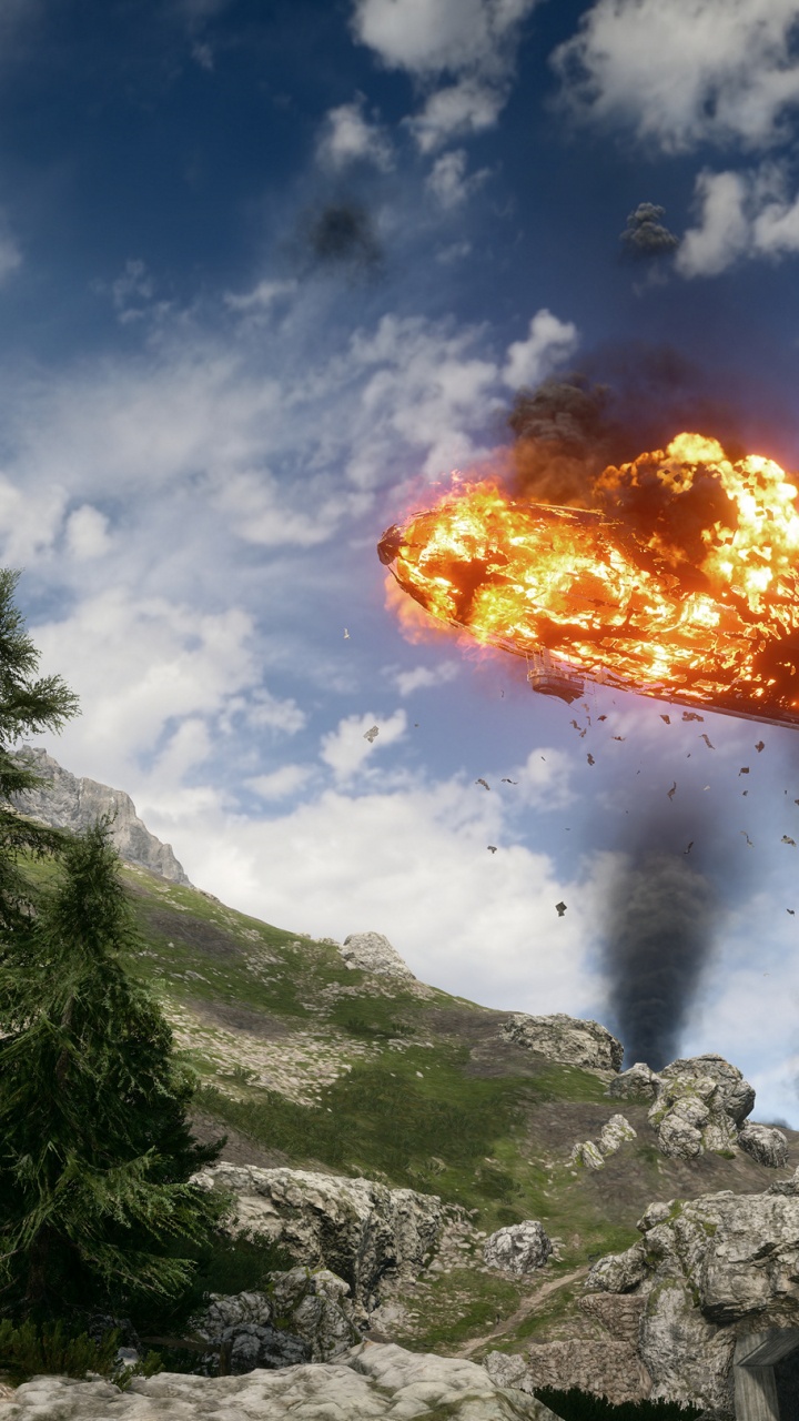 Обои радеон, Графический процессор, рок, гора, горный хребет в разрешении 720x1280