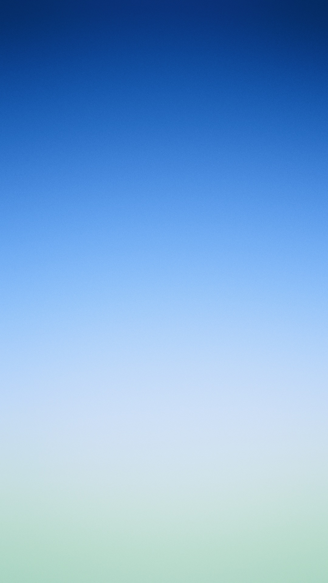 Обои iOS 7, iOS 10, облако, лазурный, электрик в разрешении 1080x1920