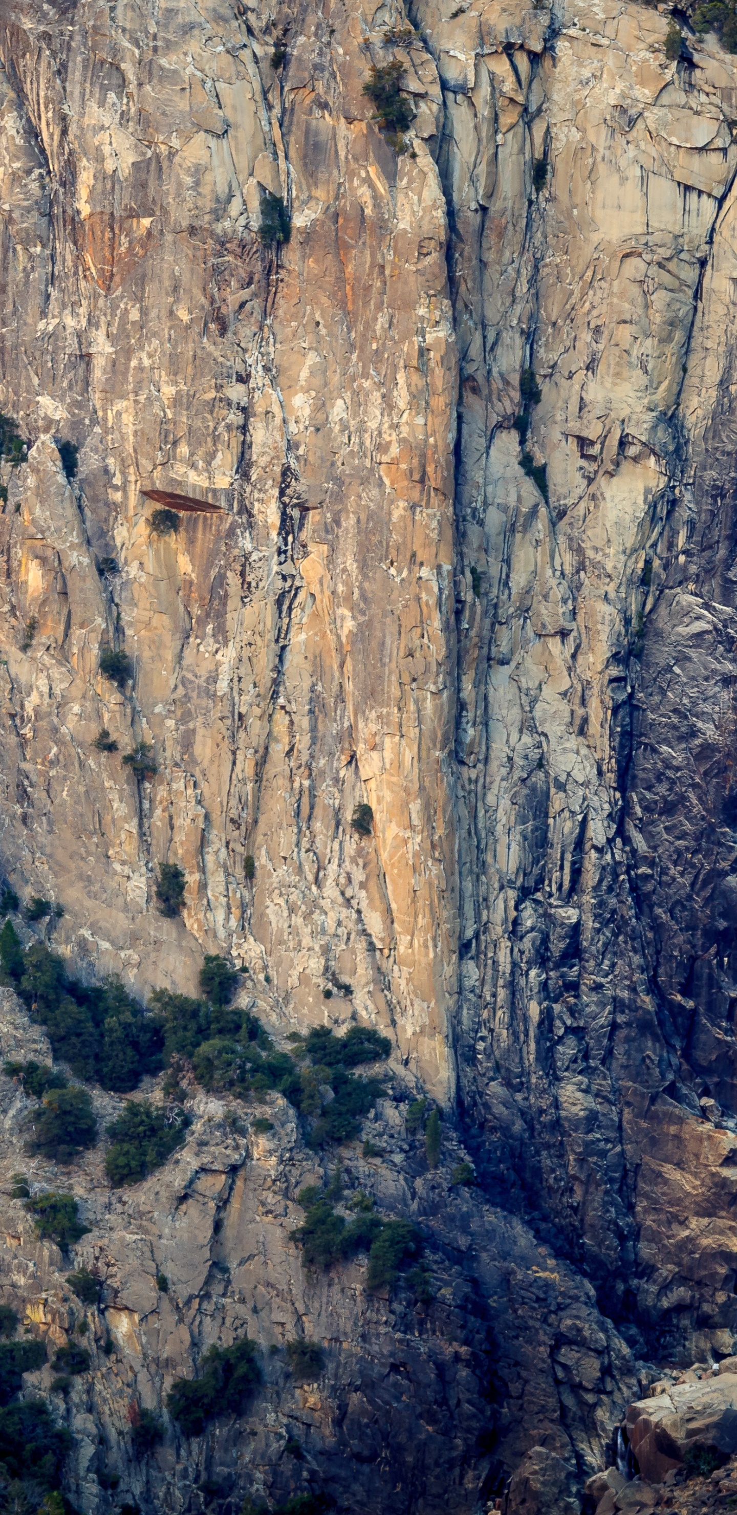 Обои водопад, йосемити, путешествие, гора, каньон в разрешении 1440x2960