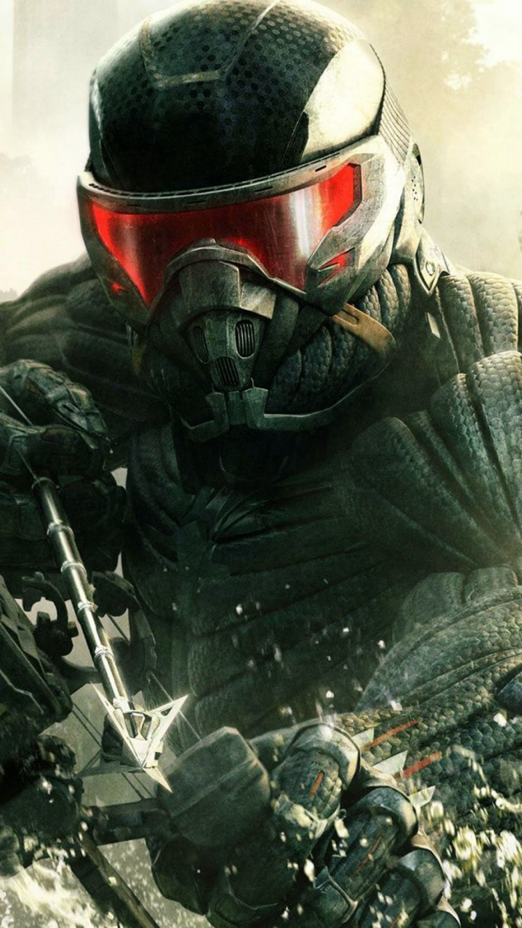 Обои crysis 3, crysis, шутер, компьютерная игра, игры в разрешении 750x1334