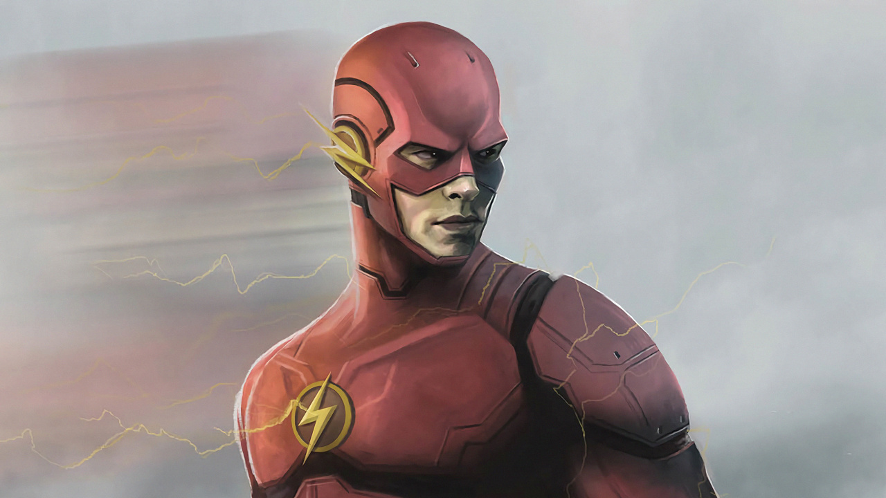 Обои Флэш-Барри Аллен, Бэтмен, комиксы dc, комикс, супергерой в разрешении 1280x720