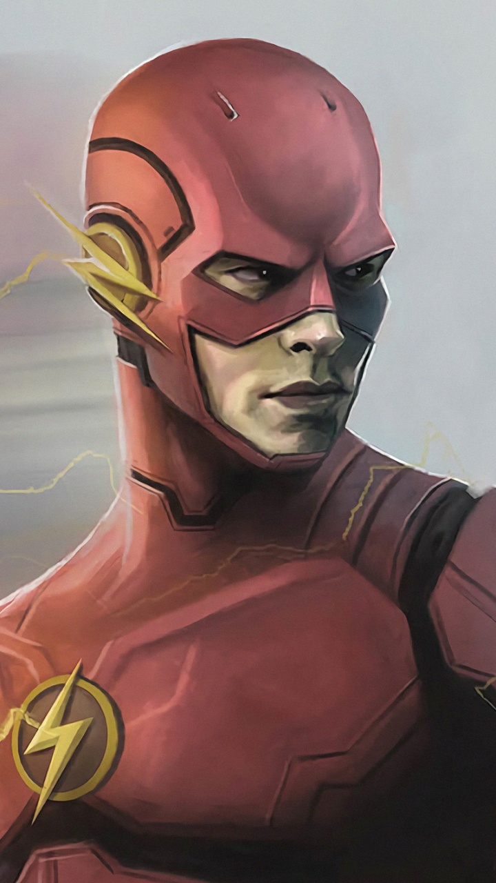 Обои Флэш-Барри Аллен, Бэтмен, комиксы dc, комикс, супергерой в разрешении 720x1280