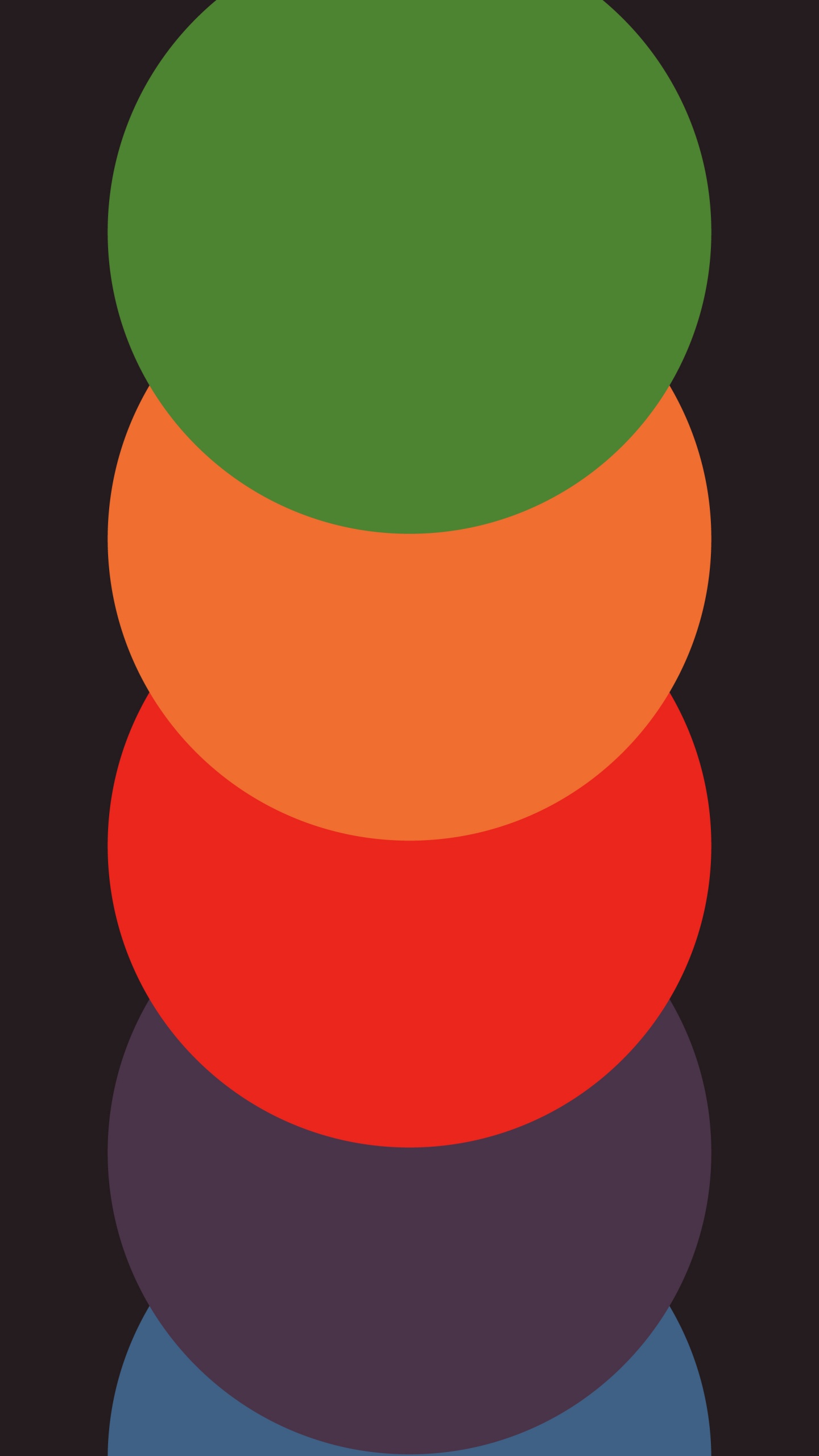 Обои женщина, арт, полутона и оттенки, круг, узор в разрешении 1440x2560