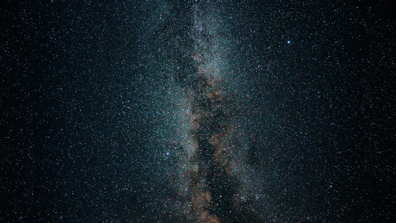 Обои Млечный Путь, космос, звезда, черный, атмосфера в разрешении 1280x720