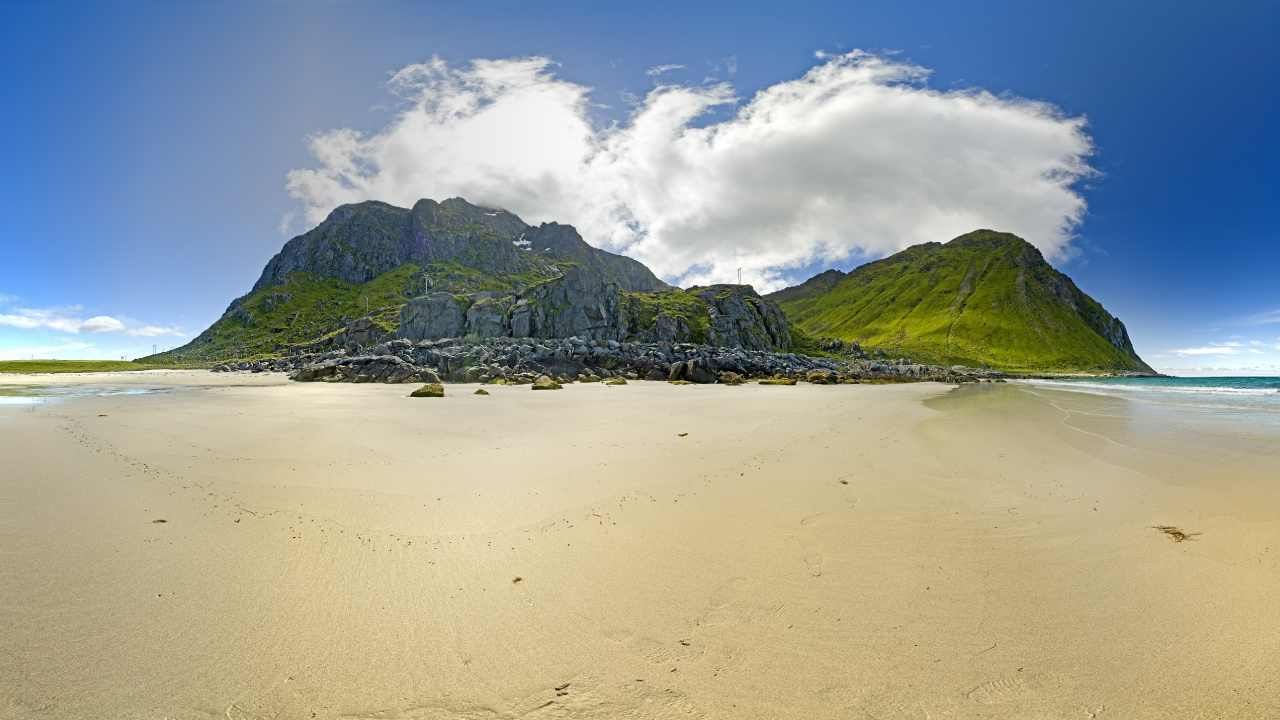 Обои пляж, море, побережье, берег, прибрежные и океанические рельефы в разрешении 1280x720