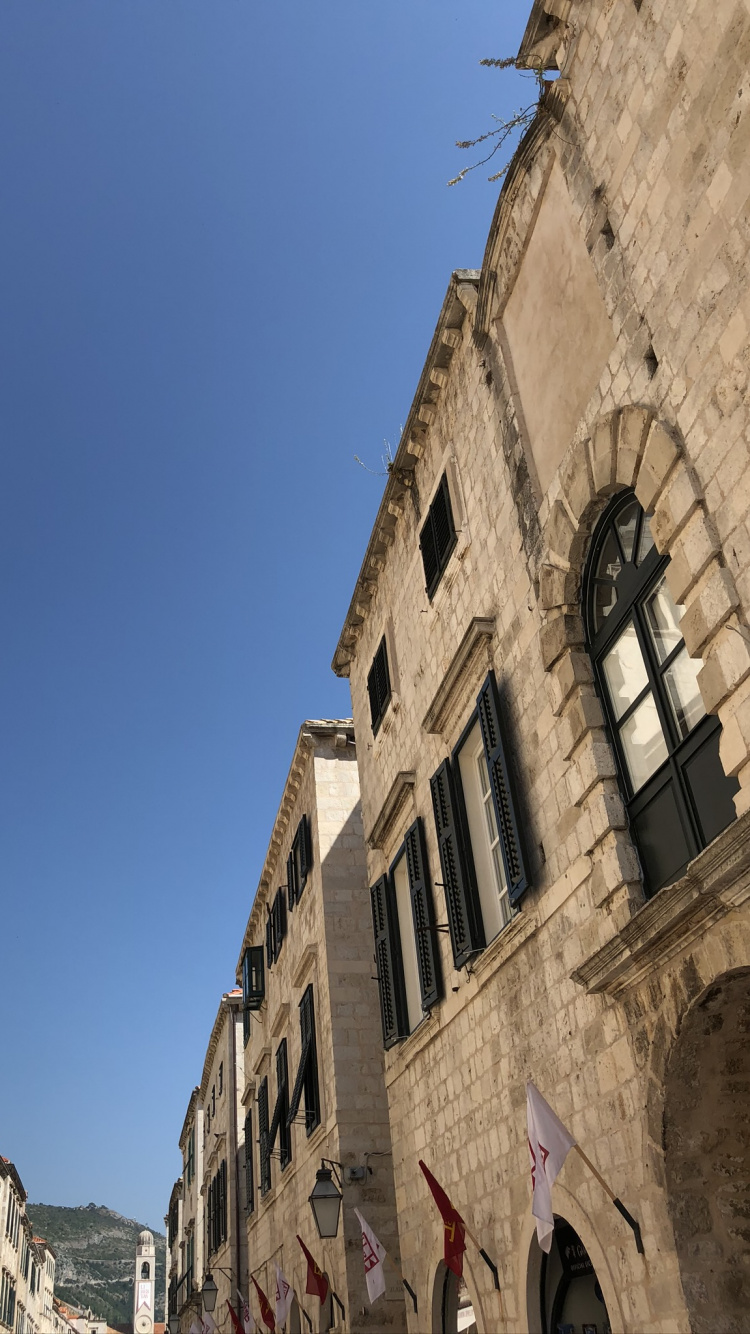 Обои Дубровник, туризм, история, историческое место, средневековая архитектура в разрешении 750x1334