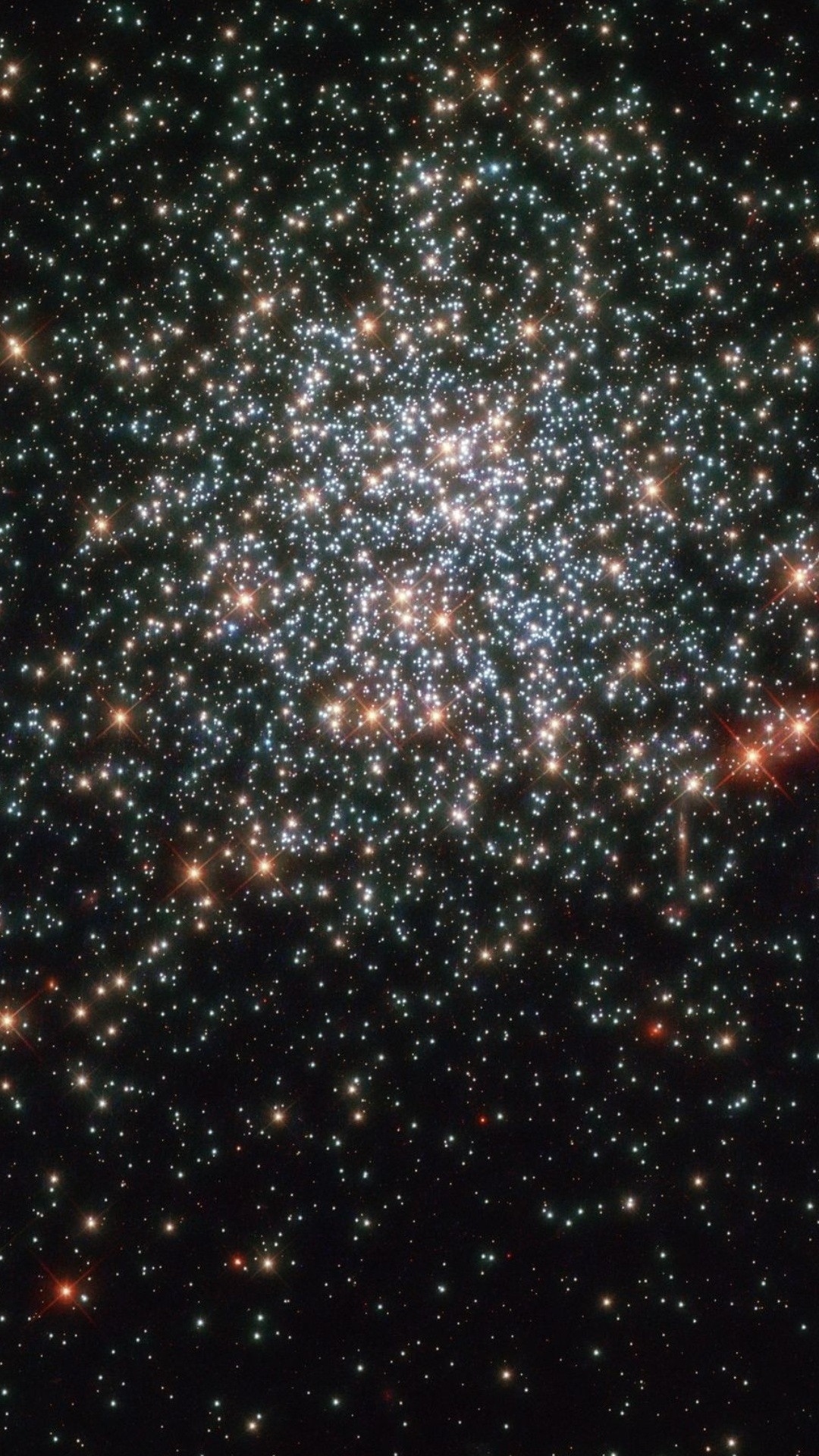 Обои NGC 2203, Галактика, звездное скопление, космический телескоп Хаббл, Астрономия в разрешении 1080x1920