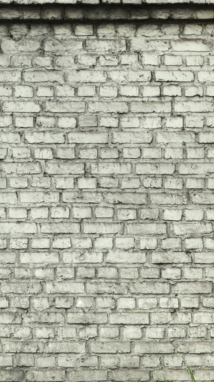 Обои кирпич, каменная стена, стена, кирпичная кладка, узор в разрешении 750x1334