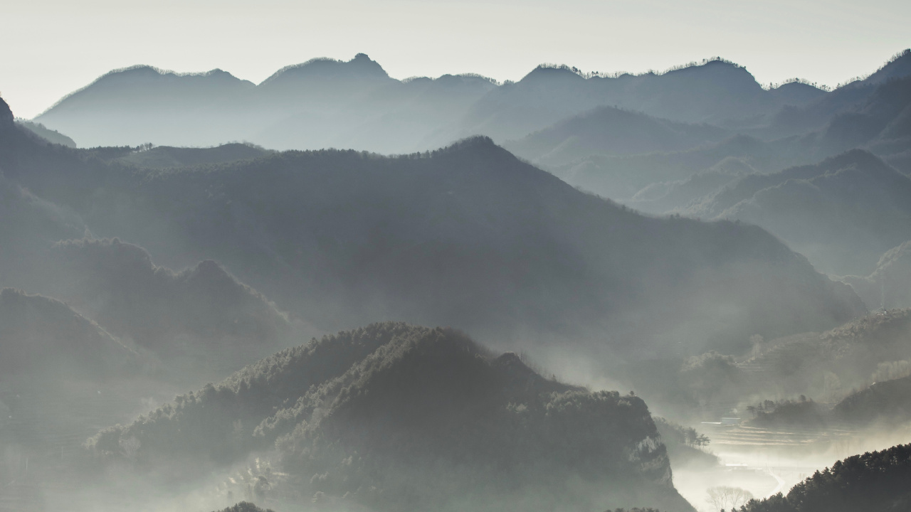 Обои горный хребет, гора, Альпы, нагорье, горный рельеф в разрешении 1280x720