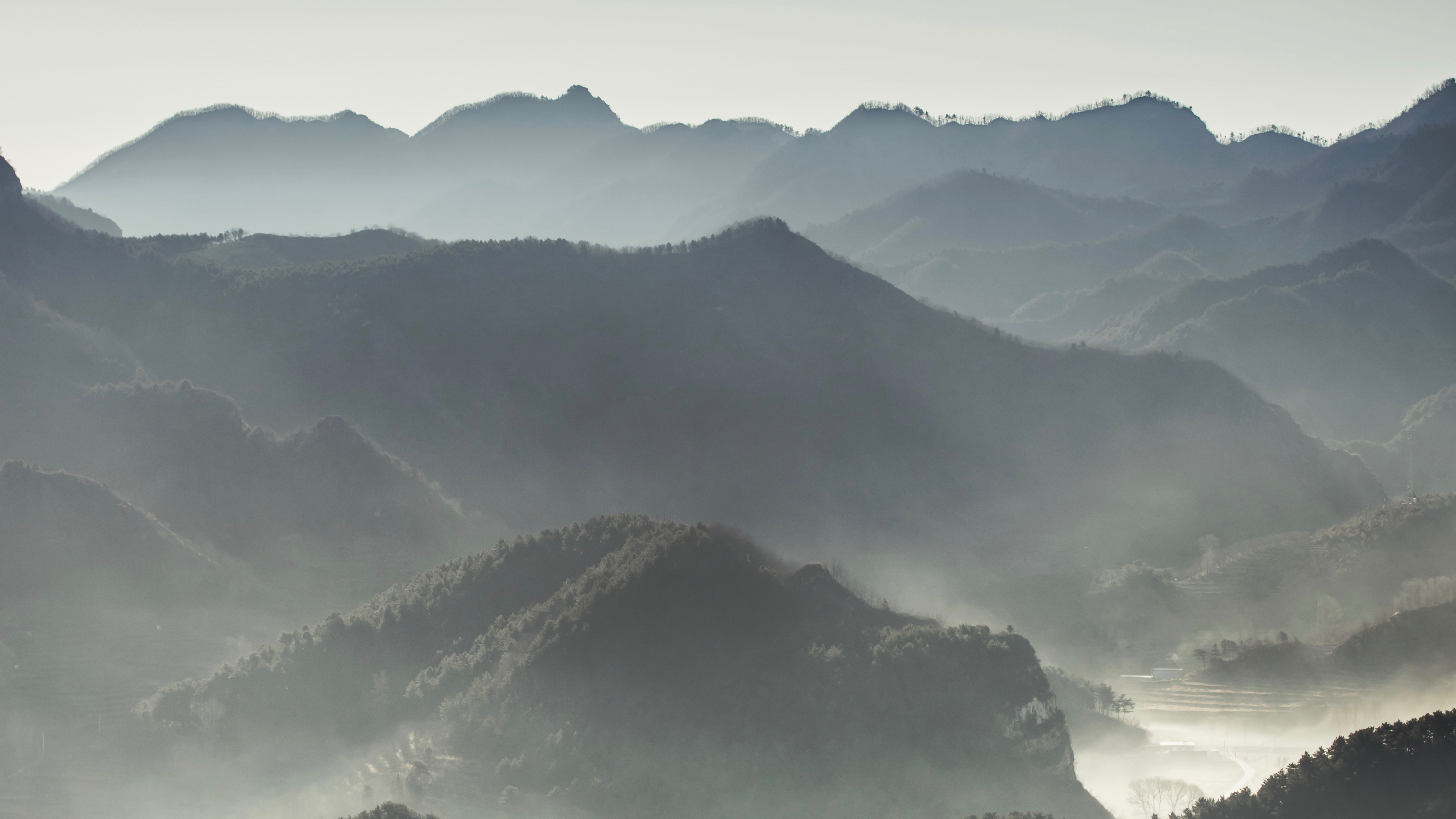 Обои горный хребет, гора, Альпы, нагорье, горный рельеф в разрешении 3840x2160