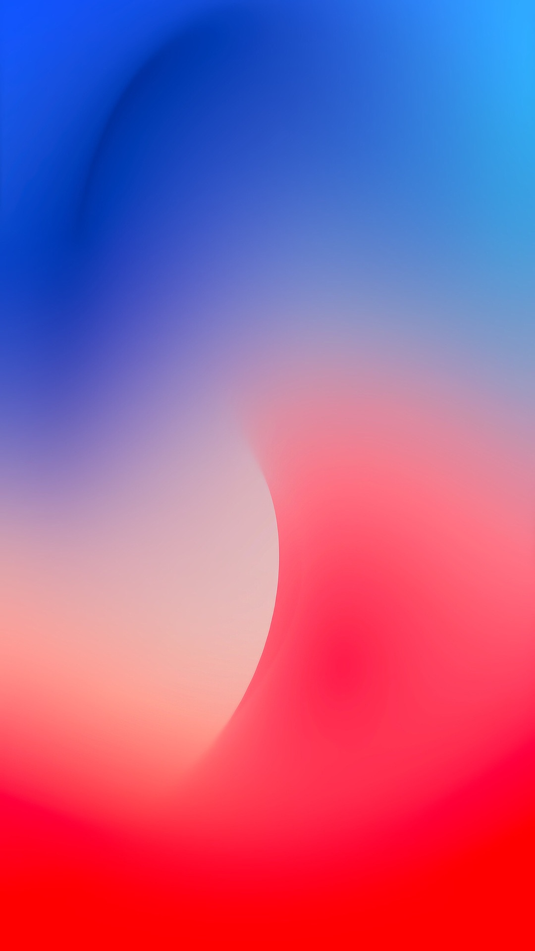 Обои синий и красный, красный цвет, синий, цвет, красочность в разрешении 1080x1920