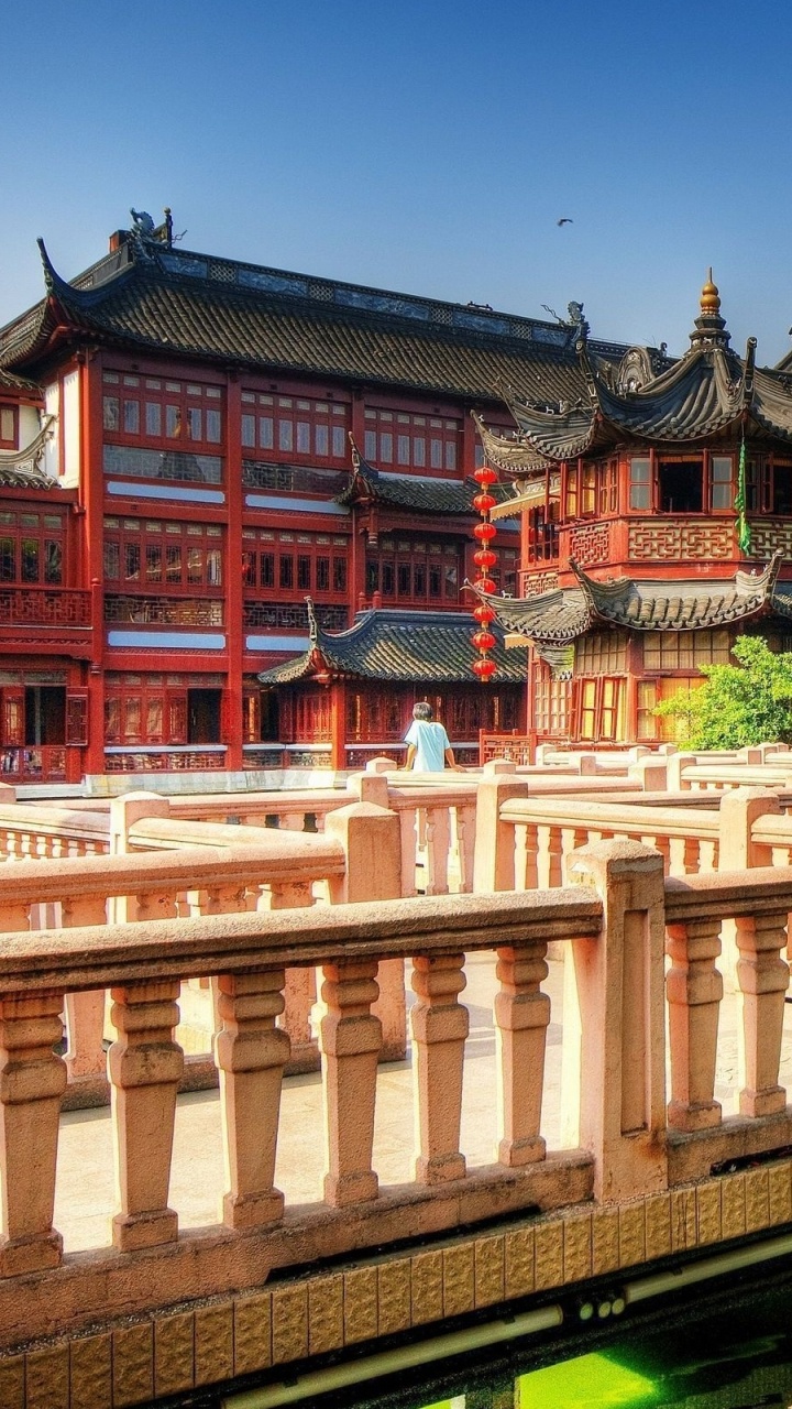 Обои yuyuan сад, Ю Сад, летний дворец, китайский сад, сад в разрешении 720x1280