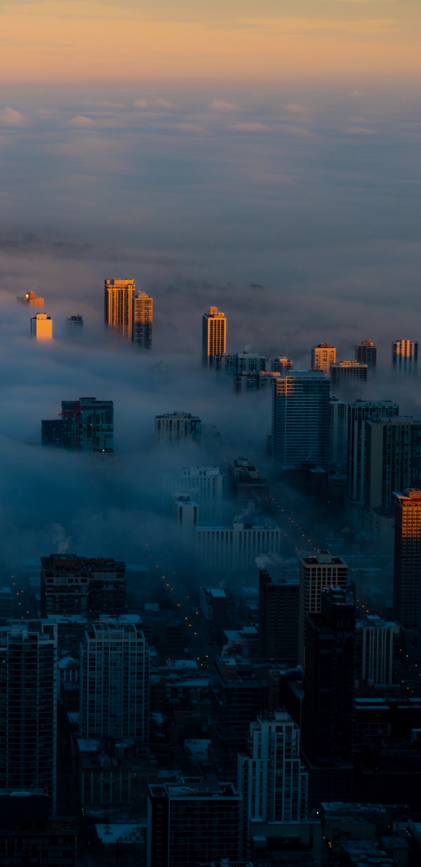 Обои городской пейзаж, метрополия, городской район, город, дневное время в разрешении 1440x2960
